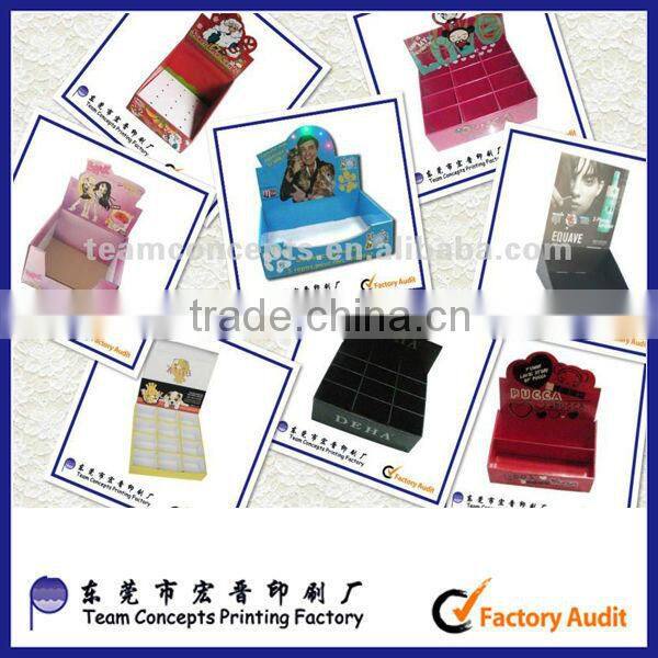 counter display cardboard box for earrings