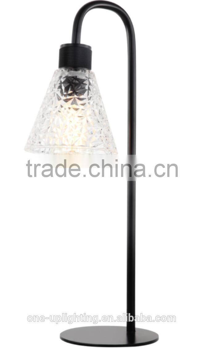 MT3184-CP LED GLASS TABLE LAMP