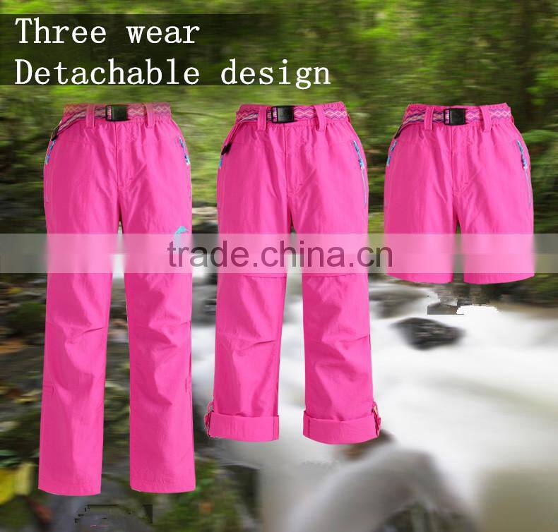 2015 New Style Comfortable Fashion Outwear Sports children quick-drying pants