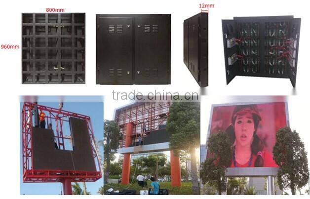 chinese videos hd full color led display p10