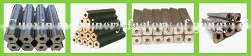 energy saving charcoal briquette machine from guoxin