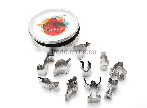 top quality different sizes stainless steel commercial cookie cutter