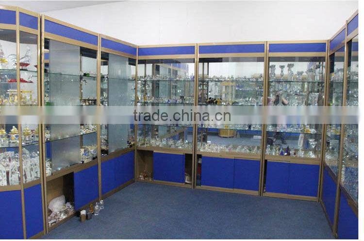 simple crystal diamond award trophy