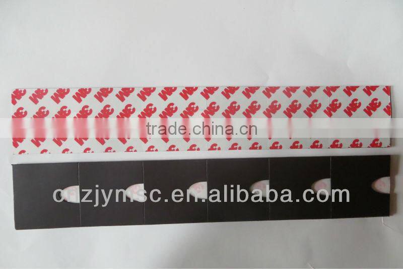 custom matt UV coating adhesive backed magnetic rubber magnet