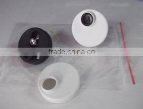 Bathroom toilet seat cover with soft close and two push button quick release system