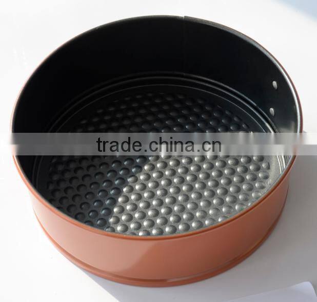 Carbon Steel Non-stick Round Springform Colorful Cake Pan 2pcs Set