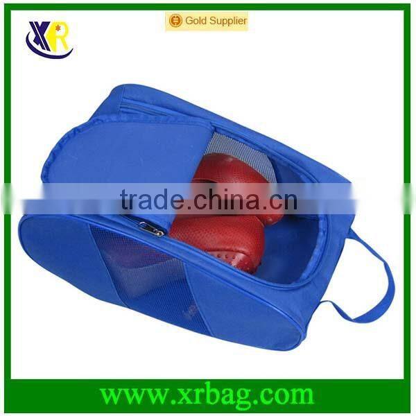 custom reusable portable shoe carrier bag with zipper