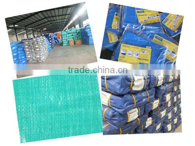 Make-to-order PE Tarp fabric wholesale tarpaulin with eyelet Striped Tarpaulin