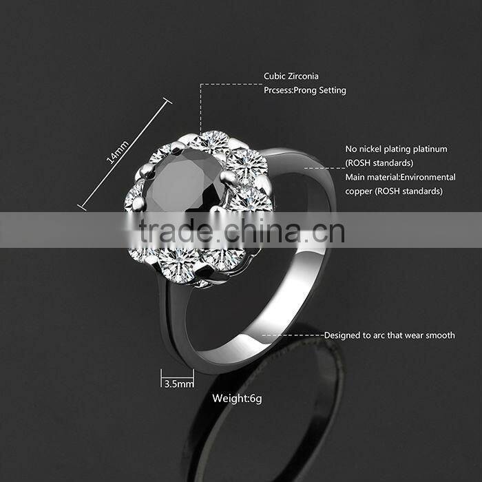 Fashion Jewelry Making Suppliers Wholesale Rings Chocolate Diamond