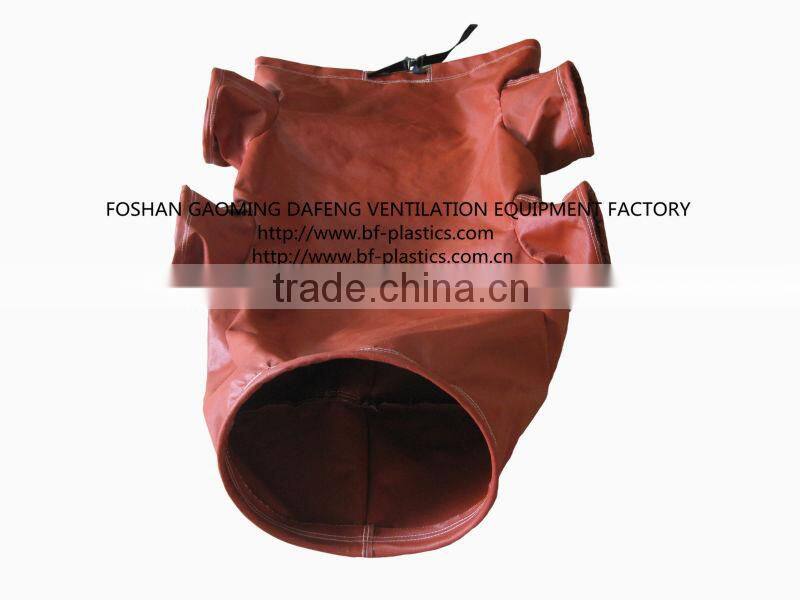 800Celsius layflat ventilation reducing heater duct in red