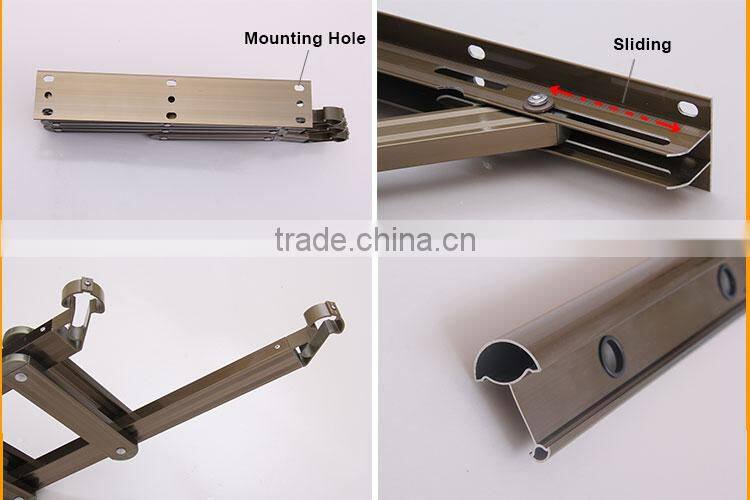 Expandable Aluminium Clothes Hanging Drying Rack, Laundry Hanger Collapsible Wall Mount