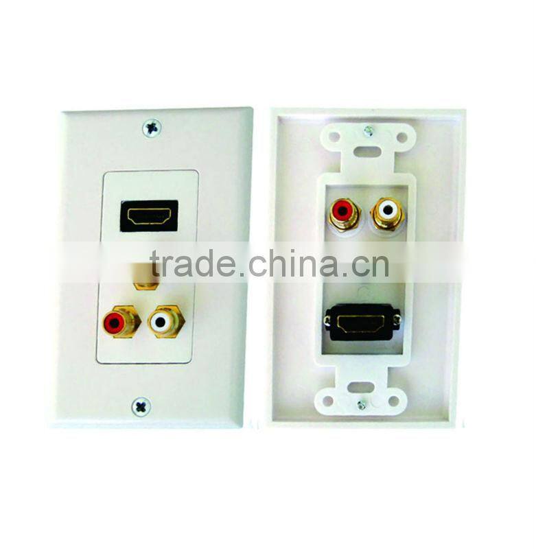 1*toslink adapter with toslink wall plate ,resistor for citroen jumper