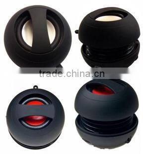 2016 hot sell phone accessories super big portable hamburger speaker for all 3.5mm plug device,big sound,cute shape