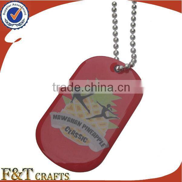 graduation souvenir gift custom logo sublimation dog tag identification