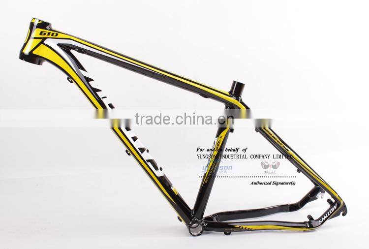 aluminum alloy 6061 26er*16/17 inch flat welding aluminum alloy mountain bike frame on sale