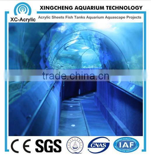 Good quality High Transparent Cast clear acrylic for aquarium tunnel