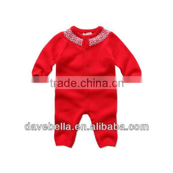 wholesale baby clothes cotton red coverall infant clothing