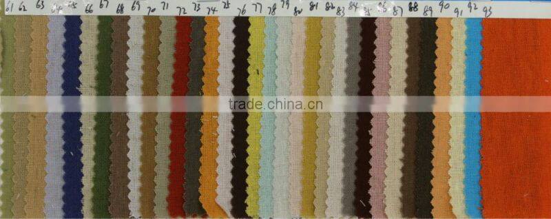 Wholesale Plain Cotton Linen Fabric for Garment