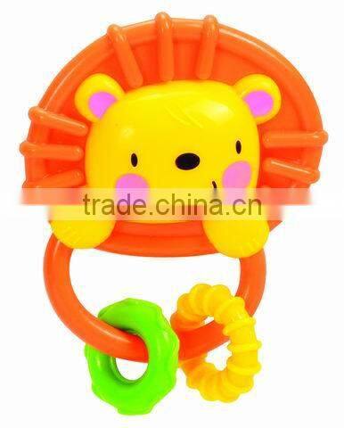 Kid Gift Musical Instrument Colorful Plastic Rattle Shaker Bell Ring Ball Toy Baby Kids Educational Gift Hand toy