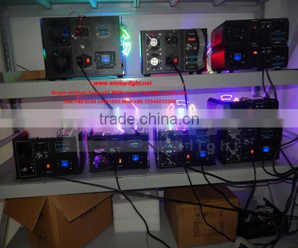 3w dmx rgb small stage laser lighting,disco ktv nightclubs stage laser light projector
