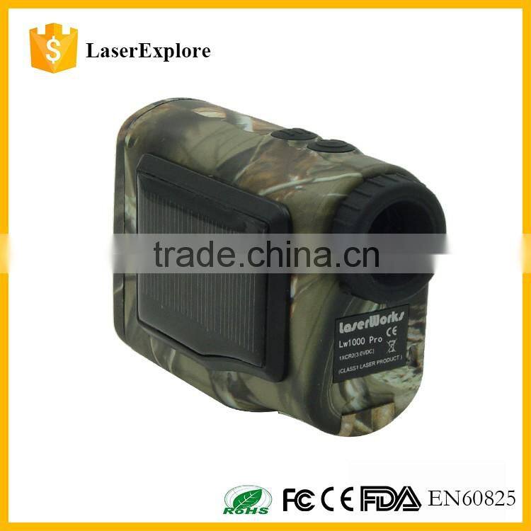 New Release 600m supplier wholesale waterproof solar laser rangefinder with slope