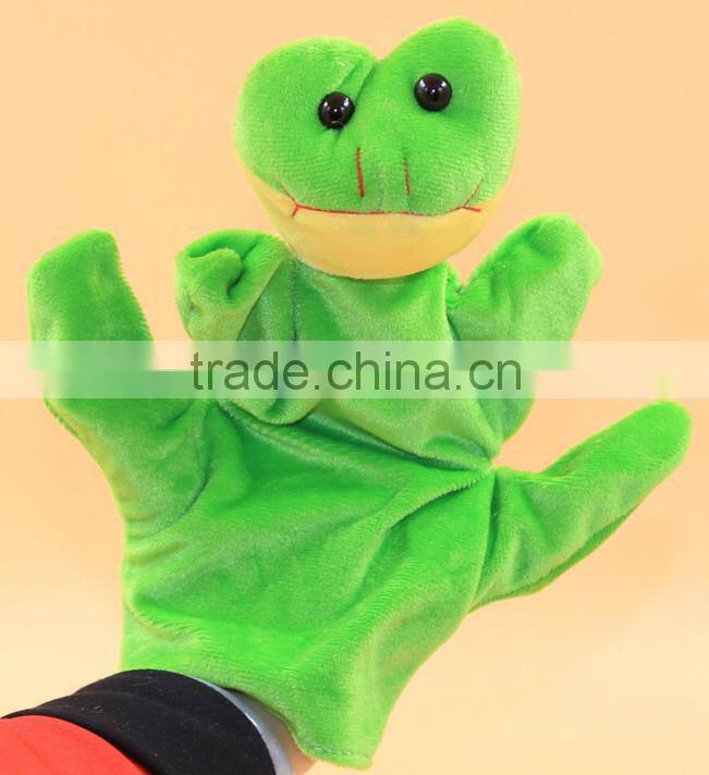 Wholesale hand puppet / soft plush panda hand puppet / Animal Shaped Plush Hand Puppet