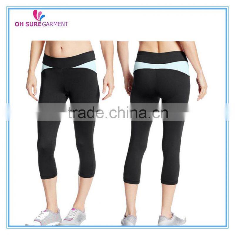 nylon/spandex dry fit womens workout legging
