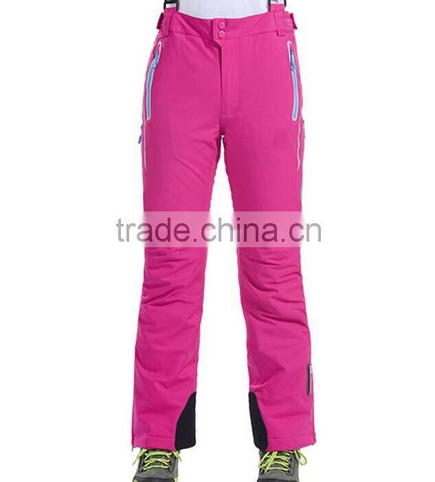 Custom High Quality Women Waterproof Ski Trousers
