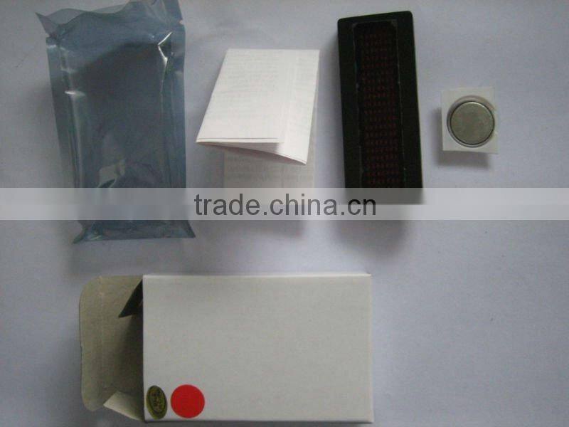 Club used LED mini name badge,led name badge b1236