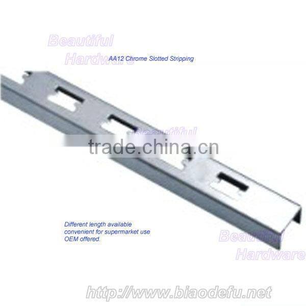 Upright H-shaped Hole Metal Slotted Channel