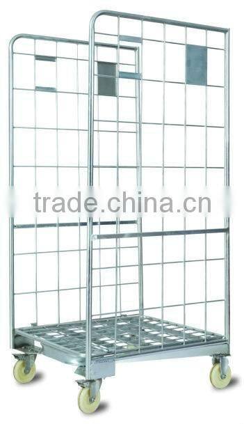 heavy duty industrial roll cage container