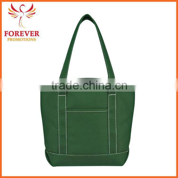 Chinese Supplier 24 OZ. 15" Small Eco-friendly Canvas Tote Bag With Handles Wholesale