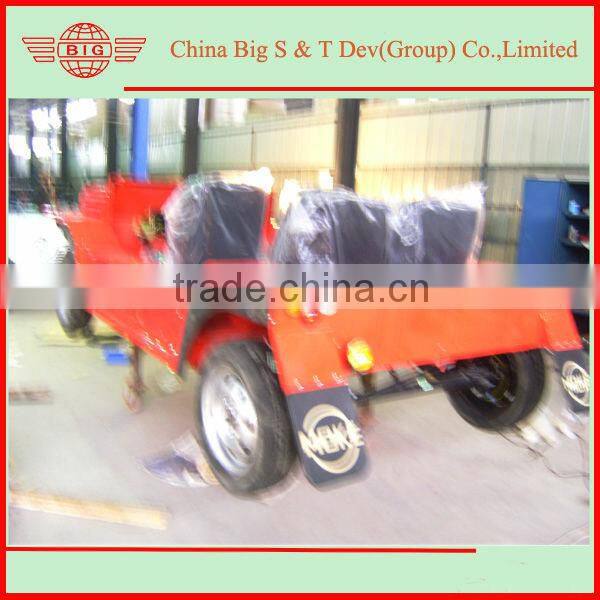 2013 newly widened classic moke style car without radio but with box for canvas storage