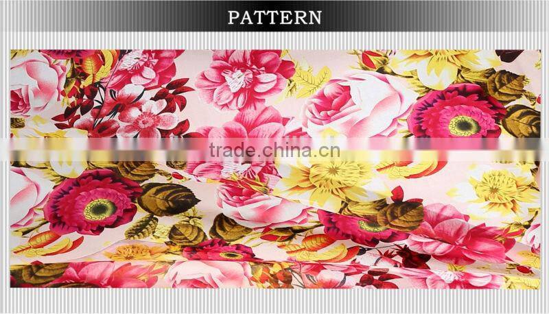 flower printed batik beach sarong