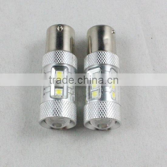 accessory for auto car led fog light 80w 16 smd 3528 fog lamp drl bulb ba15s daytime running light