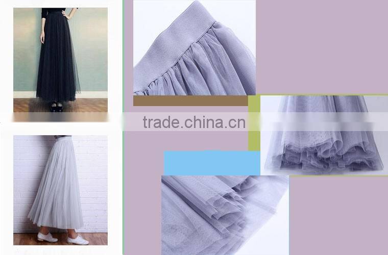 wholesale high quality fashion women designs tulle skirt