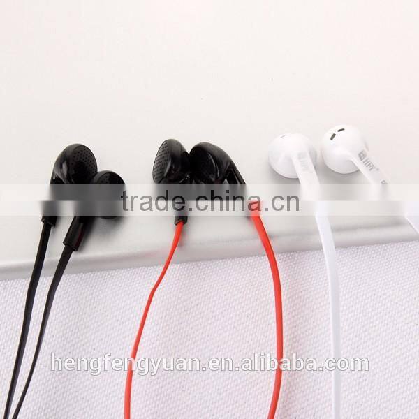 Private logo wired earphones music stereo for mobile phone/pc white color plastic headsets/headphone