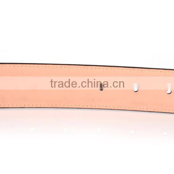 Fashion Brown Cowhide Leather Men's Soft Leather Belt