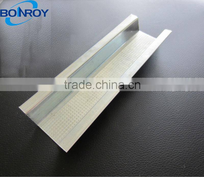 Galvanized metal stud and track for drywall steel 35*22*12*300*0.45mm