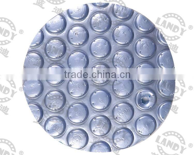 Polyethylene bubble cover for public pool, durable, anti-UV