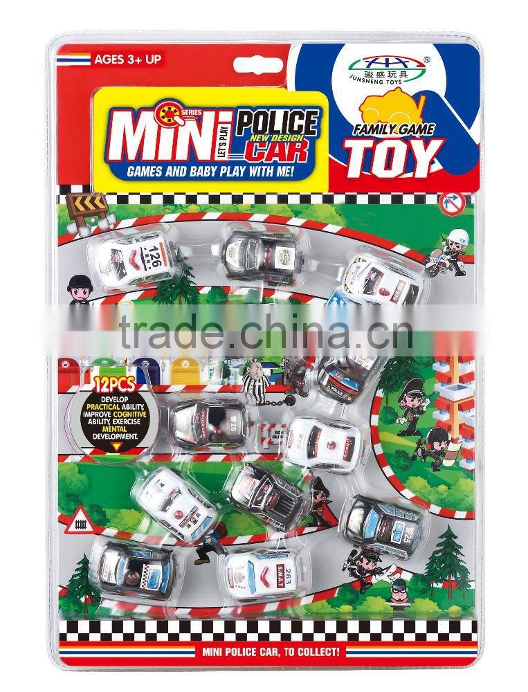 Baby funny play police car toy set