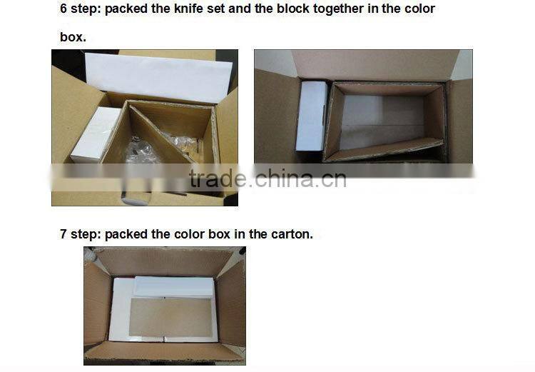 D13-N 6pcs stainless steel kitchen knife sets