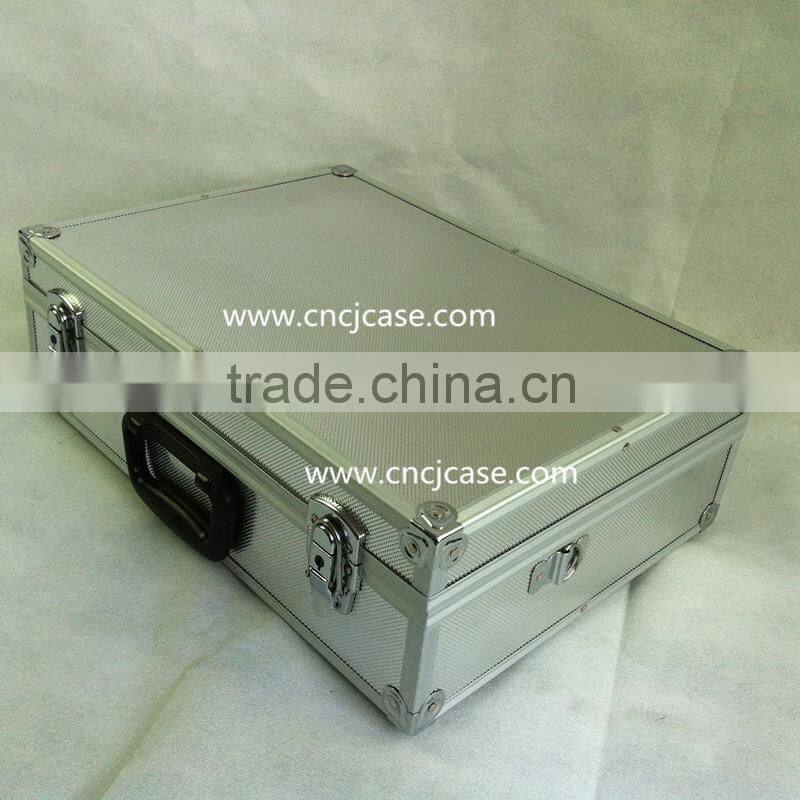 ABS silver diamond pattern aluminum tool case, useful aluminum case