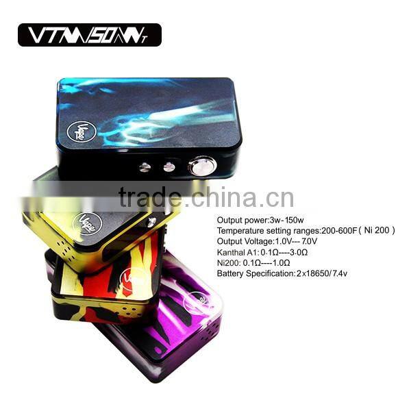 New design VTM 150W Vape Connexx temperature control vaporizers 150 watt box mod in stock