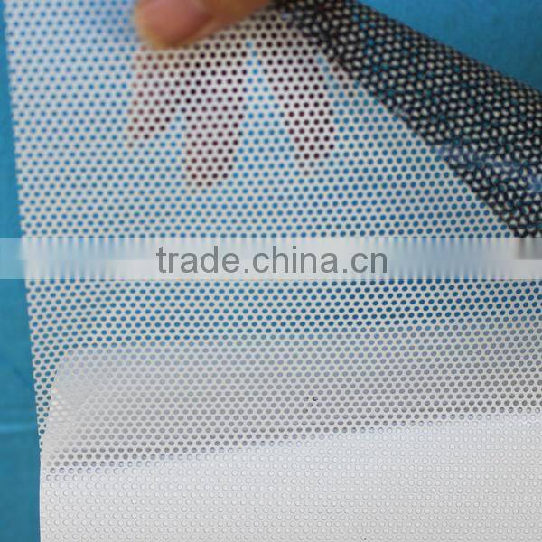 sticker one way vision, one way vision mesh with pvc material
