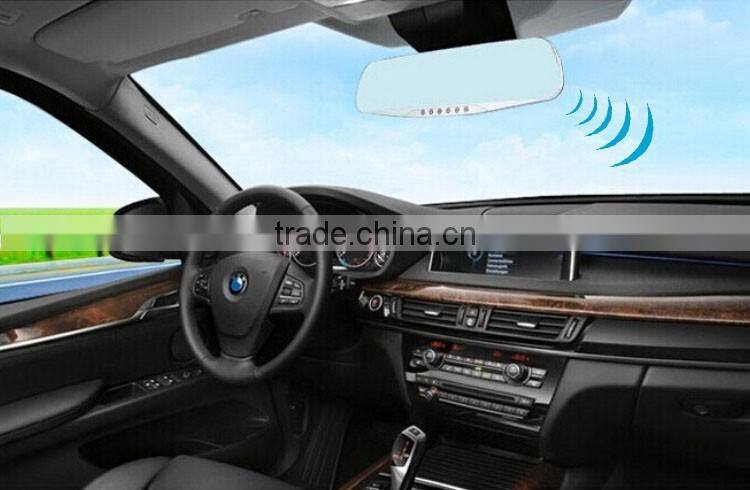 factory price 5 inch android car rear view mirror monitor gps navigation wireless wifi car digital rearview mirror backup camera