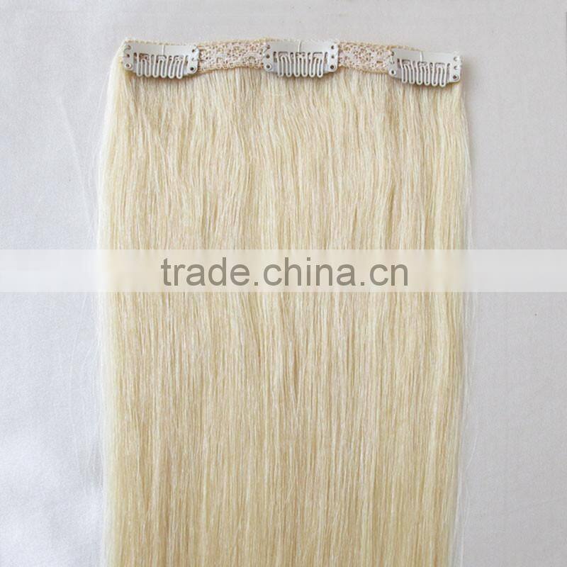 Qingdao hair extensions vendor offer good quality hair extension human clip