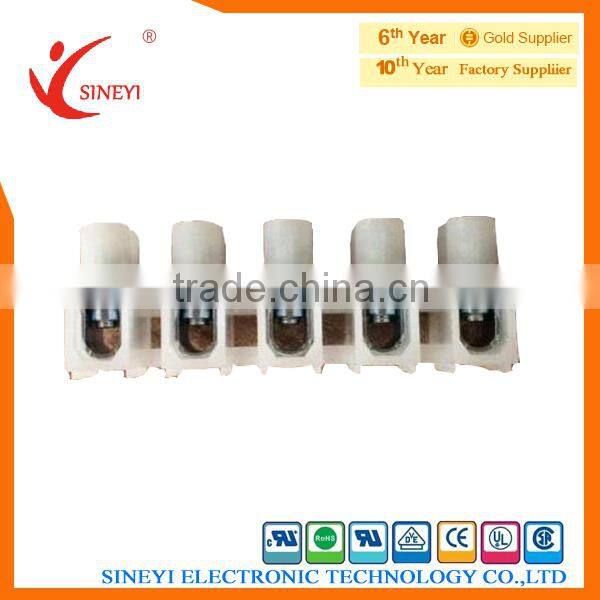 SY-080 with strip 4P white no flammable terminal block