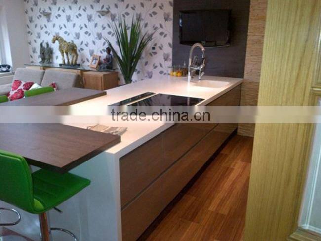 wholesale china trade white quartz kitchen countertop