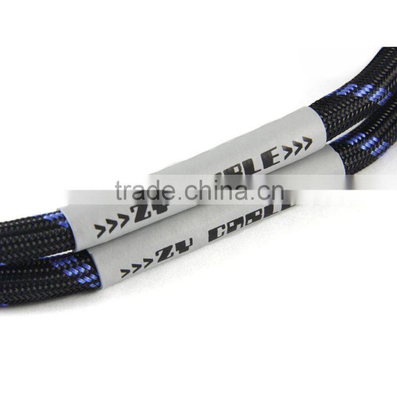 ZY ZY-020 HiFi Cable 2RCA to 2RCA Male Cables 2-Channel Signal Audio Cable